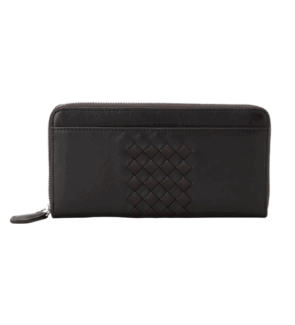BROWN-ITALIAN-LEATHER-INTRECCIATO-ZIP-LONG-WALLET-1-600x600